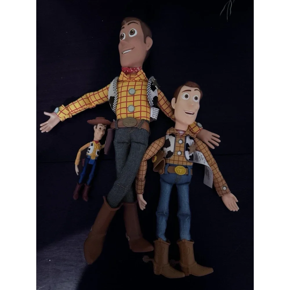 lot‎ of 4 disney woody Dolls -working - No Hats